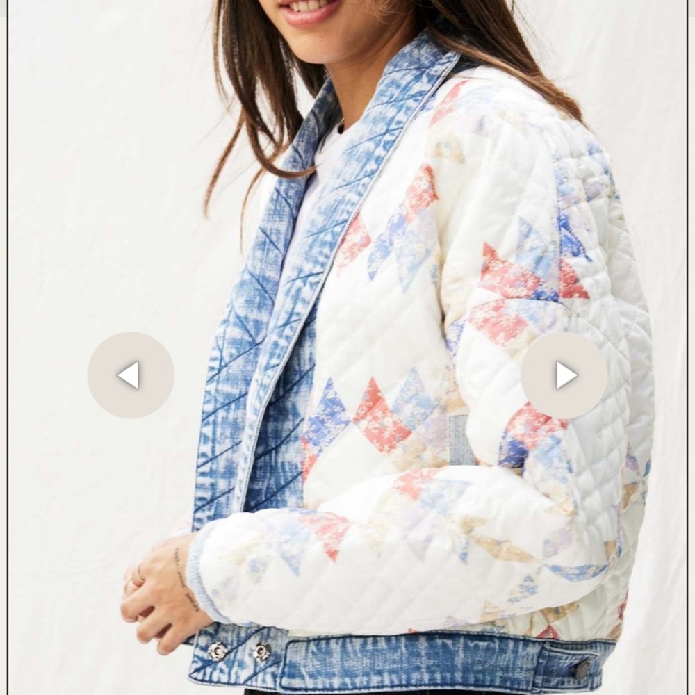 Making Memories Quilted Patchwork Jacket